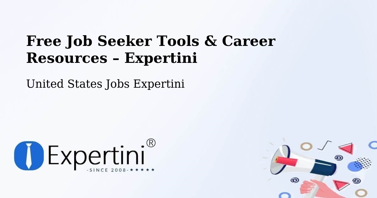 Free Job Seeker Tools & Career Resources – Compton - Compton, United States Jobs Expertini