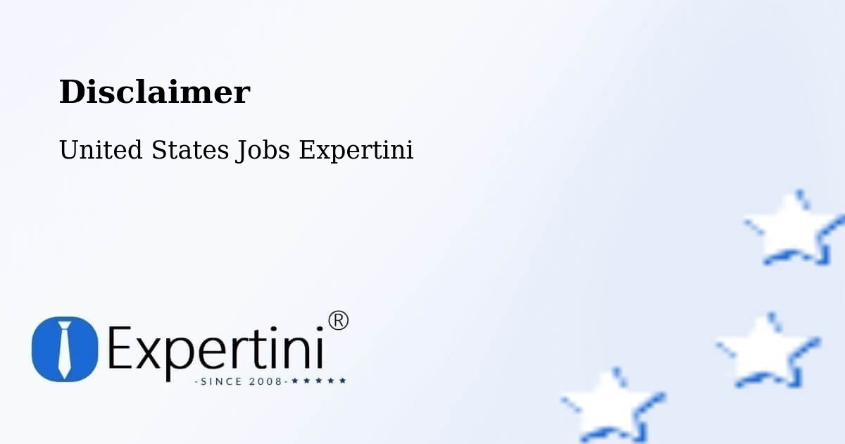 Disclaimer – Compton - United States Jobs Expertini