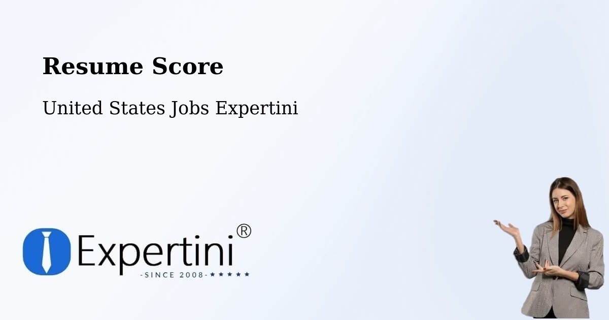Resume Score & Job Description Match Tool – Compton - United States Jobs Expertini